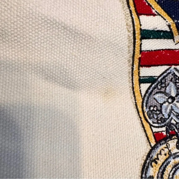 Brighton Boardwalk Wish Upon Star Nautical Anchor Yacht XL Canvas Beach Tote Y2K - Picture 14 of 14